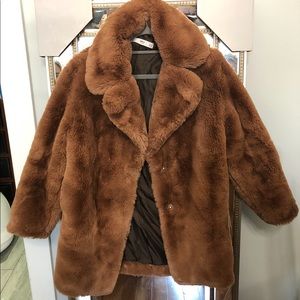 mango teddy bear jacket